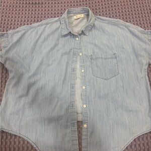 Madewell Light Blue Denim Shirt